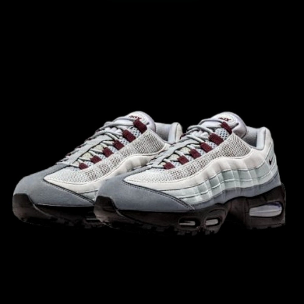 Nike Air Max 95 OG Big Bubble Womens/Mens Smoke Grey Burgundy Crush Black